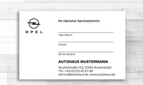 OPEL Service-/ Terminkarte 05-tk-03