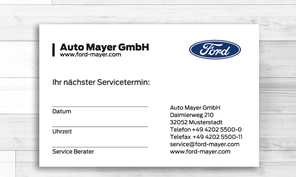 Ford  Service-/ Terminkarte 07-tk-02